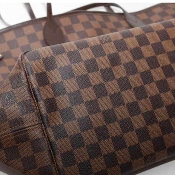 Louis Vuitton Handbags - LouisVuitton.Neverfull-Gm Size.Cherry Lining.DC-Tj3193-MadeInFrance Damier Ebene